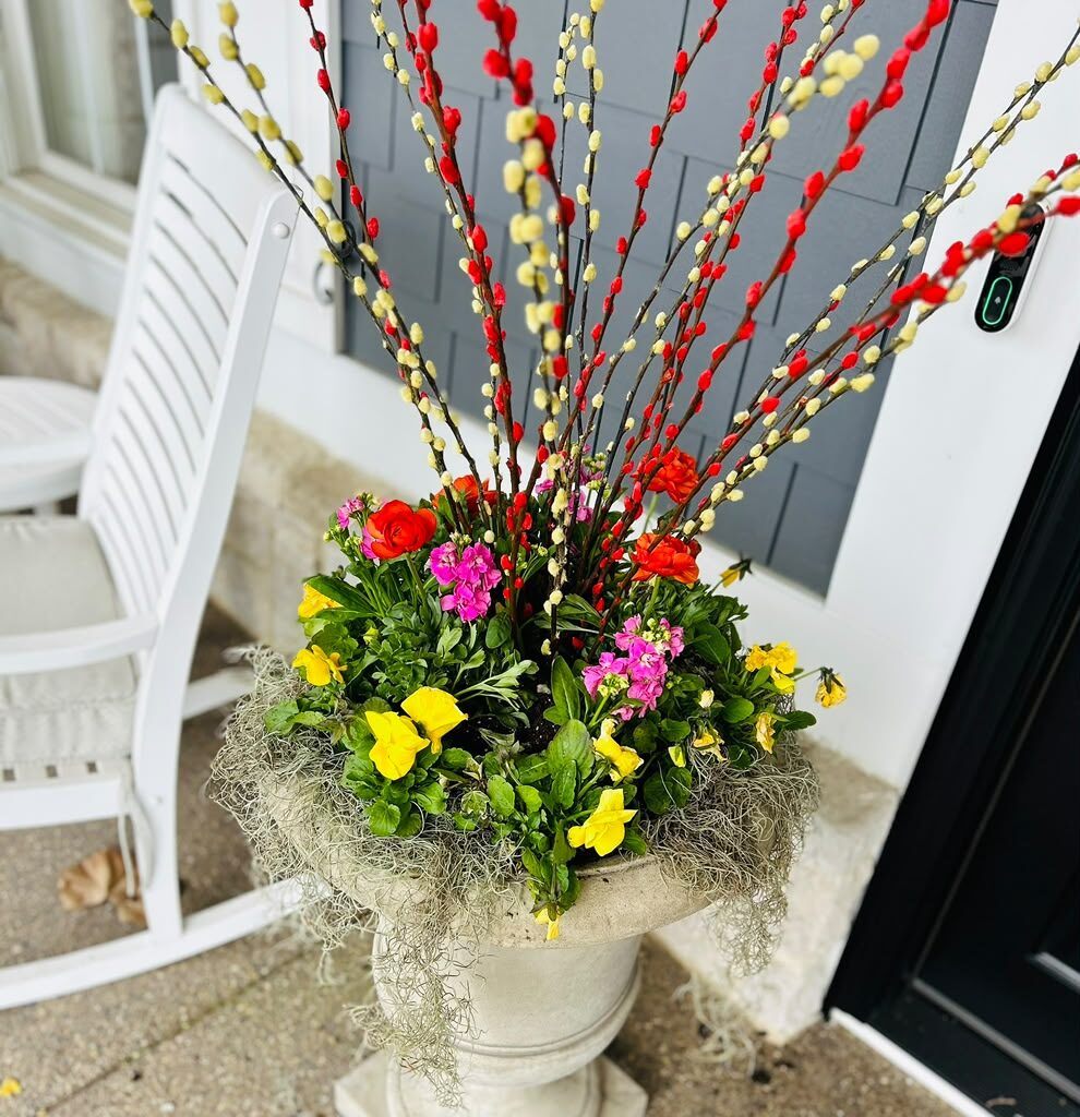 Spring urn arrangement — M&J Landscaping