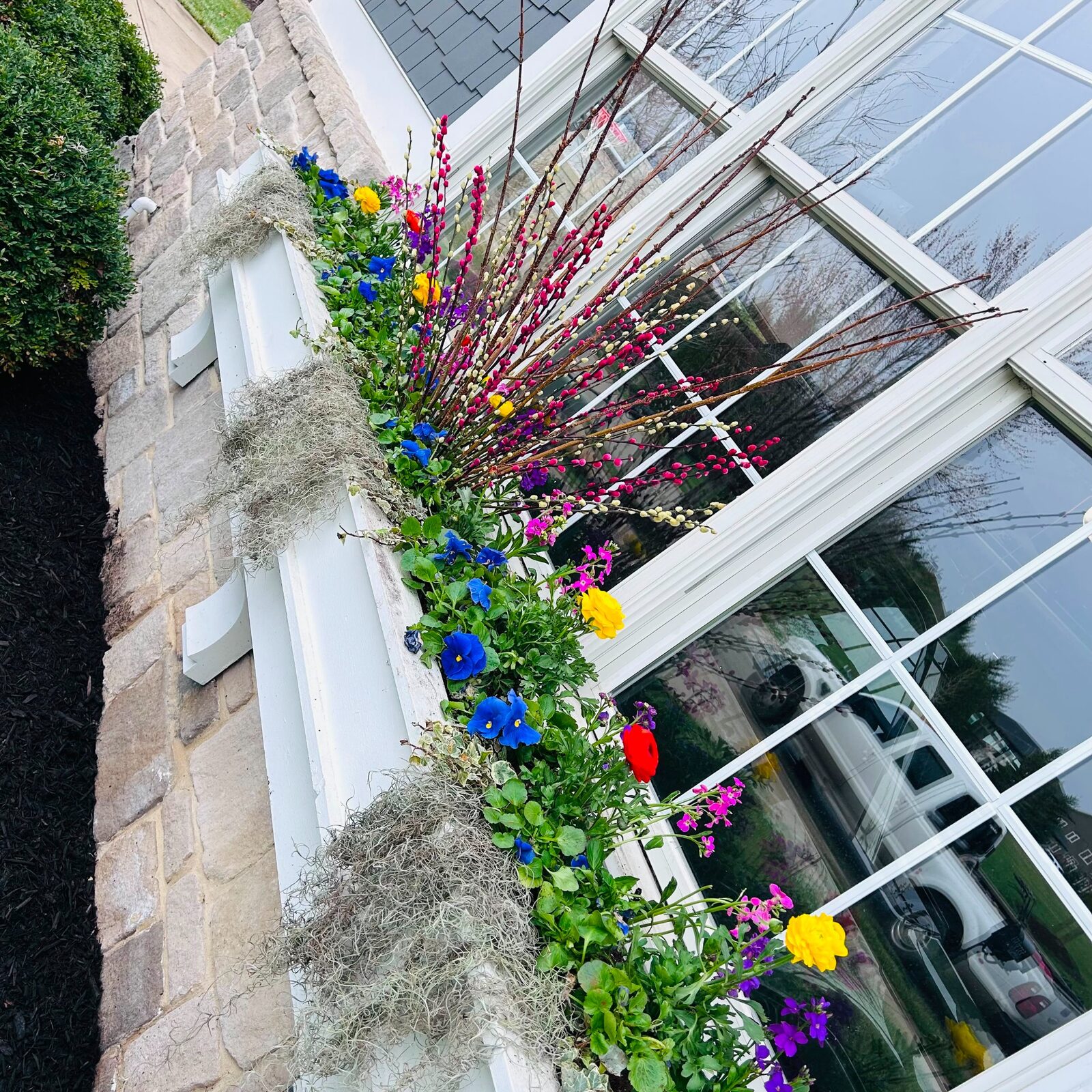 Spring window box — M&J Landscaping