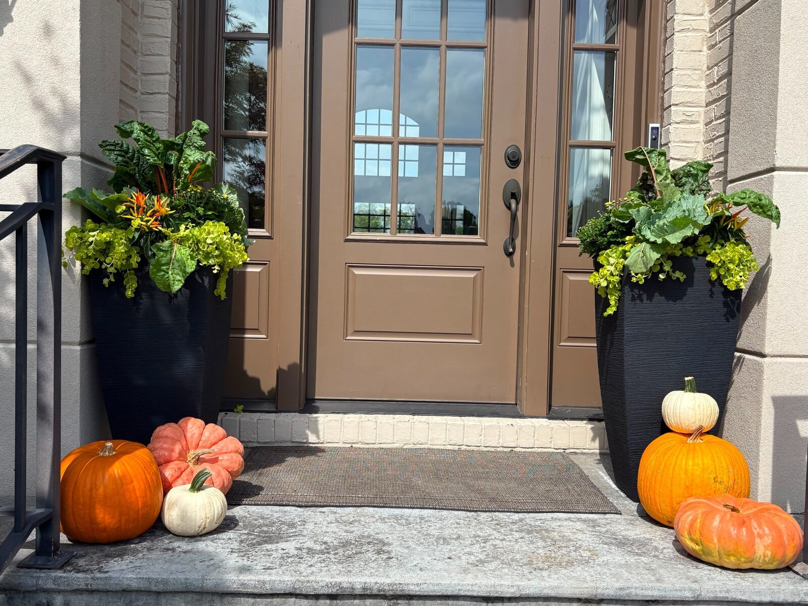 Front-door planters — M&J Landscaping